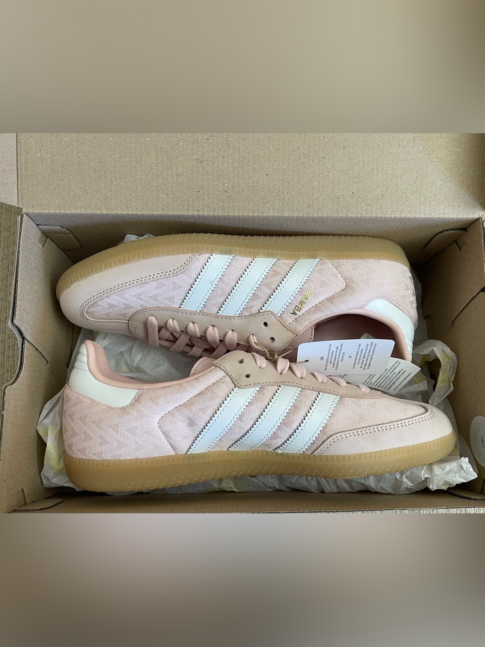 Size 8.5w - adidas Samba OG W Sand Pink IH3977 Women’s BRAND NEW - Picture 8 of 10